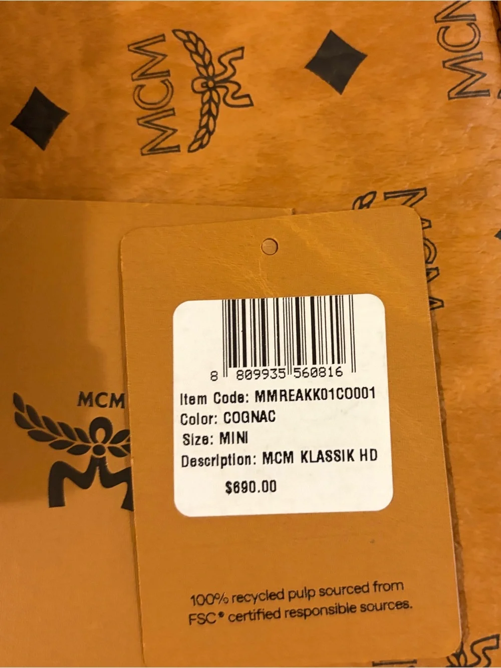 MCM authentic dj